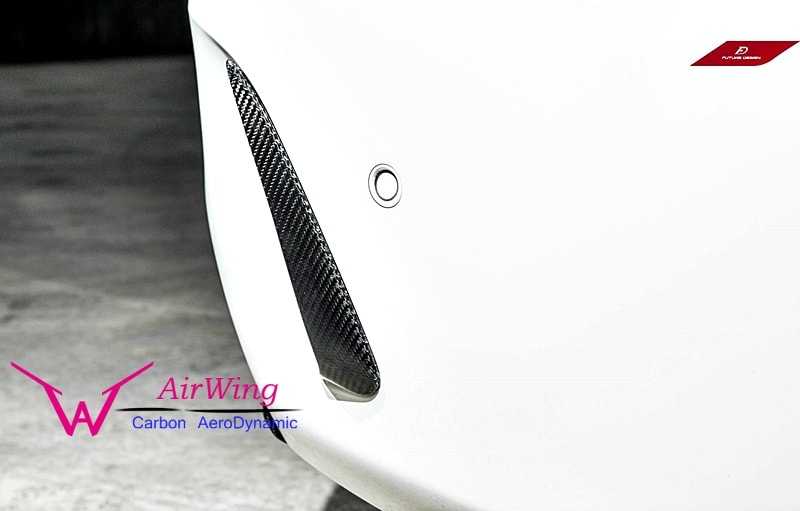 Mercedes-Benz W205 C63 Future Design carbon rear bumper vent 03